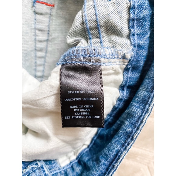 WHITE CROWπ¦ Indie Light Wash Flare Jeans - Picture 6 of 6